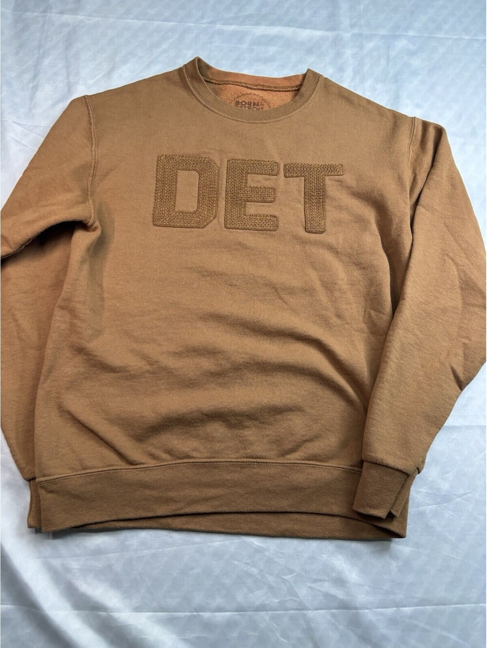 Born x Raised DET Brown Pullover Sweatshirt Size Large